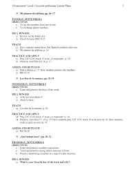 Www.tric iajoy.c om/s ubjec t/avancem os+2+unit+resource+book +answer +k ey avancemos spanish 2 workbook answers ebook downloads. Avancemos Level 1 Leccion Preliminar Lesson Plans Mi Numero