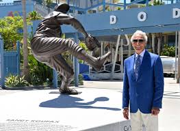 Dodgers unveil statue honoring Sandy Koufax - The Athletic