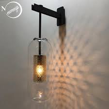 Shades for sconce lamps for bedroom. Retro Industrial E27 220v Metal Net Shade Wall Lamp Kitchen Living Room Bedroom Bedside Restaurant Buy At A Low Prices On Joom E Commerce Platform