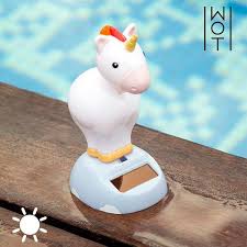 Solar Powered Moving Unicorn Einhorn Kinder Garten Deko Sommer Solarbeleuchtung Ausgefallene Geschenke Solar
