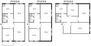 планировка 3 х комнатной квартиры в 5 этажном кирпичном доме Stalinki Opisanie I Tipovye Planirovki
