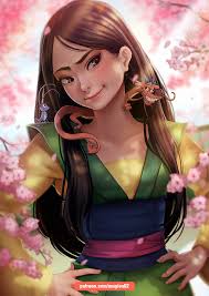 Kecantikan contoh kumpulan sketsa mewarnai gambar princess. Fa Mulan Disney Page 3 Of 5 Zerochan Anime Image Board