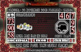 Prediksi Angka Togel Jitu Canada Sabtu 24 November 2018 Website