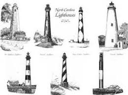 Black And White Lighthouse North Carolina North Carolina Lighthouse Coloring Pages Sketch Template Nc Lighthouses Ocracoke Lighthouse North Carolina Lighthouses