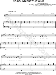 It was originally published in 1820 by charles in london as part of the collection prometheus unbound, a lyrical drama in four acts, with other poems. Editors No Sound But The Wind Sheet Music In A Major Transposable Download Print Sku Mn0078382