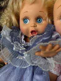 Pair of vintage Galoob Baby Face Dolls