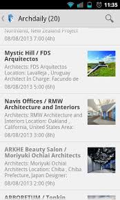 Expanded device support (galaxy s4, htc one, sony xperia z and other large screen devices)✓ contact the developer at david@themobileengineer for support, . Archdaily Rss Reader Architect For Android Apk Download