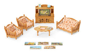 Calico Critters Comfy Living Room Set Furniture Accessories Walmart Com In 2020 Living Room Sets Comfy Living Room Calico Critters Furniture