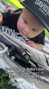 Great Grand-Baby Love! #kentucky #harkeydavidson #c10 #chevytrucks #ch...