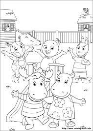 This animation has gained a lot of popularity that a lot of kids know this animation very well. Backyardigans Coloring Picture Coloring Pages Nick Jr Coloring Pages Cool Coloring Pages