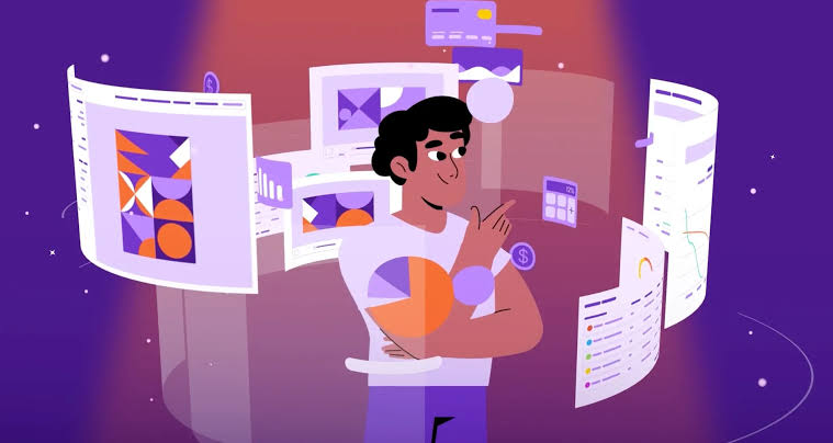Character animation still — stylized brand mascot