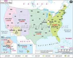 45 Distinct Map Of Us Time Zones