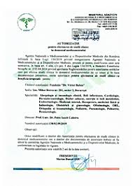 9003 activitati de creatie artistica. Autorizatii Certificari Centrul Medical De Diagnostic Si Tratament Dr Victor Babes