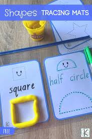 free shape tracing printable worksheets