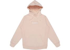 Supreme Box Logo Hoodie Peach