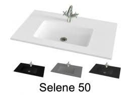80x46x50 cm le + produit : Plan Vasque Vasque Lavabo Suspendu Ou A Encastrer Dans Une Meuble De Salle De Bain 40 X 120 45 X 120 46 X 120 50 X 120 60 X 120 Cm