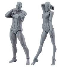 The forms of the muscles. Artist Drawing Figures Juner Pvc Male Female Painting Action Figure Model Human Body Reference Naked Mannequin Sketch Comic Specialized Tools C Buy Online In Hungary At Desertcart Hu Productid 102844415