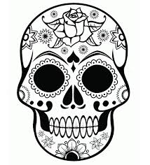 The following collection includes interesting skulls of various styles. 17 Sugar Skull Coloring Pages Ideas Skull Coloring Pages Coloring Pages Sugar Skull