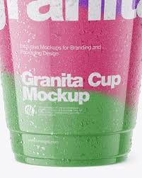 Download Granita Cup Mockup In Cup Bowl Mockups On Yellow Images Object Mockups Yellowimages Mockups