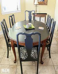dining room table makeover