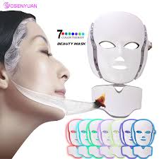 New Upgraded Pdt Photon Led Facial Mask 7 Colors Led Light Therapy Skin Rejuvenation Wrinkle Removal Beauty Machine Facial Mask Powered Facial Cleansing Devices Aliexpress