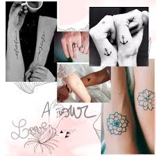 Des idées de tatouage original étoile, fée, rose, ange, fleur, croix, étoile, tahitien, attrape rêve. Tatouage Couple Les Plus Jolis Tatouage De Couple Elle