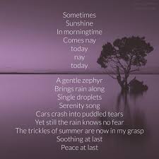 A Rainy Day In Spring Poems By Nisani Spring Poem Poems Peace At Last