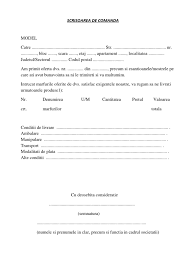 Contract prestari serviciii model simplificat. Scrisoarea De Comanda