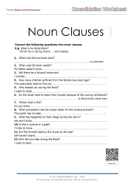 Situation john and susan work in the same office. Noun Clauses Consolidation Worksheet 1 Photocopiables