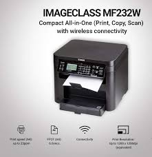 Download drivers, software, firmware and manuals for your canon product and get access to online technical support resources and troubleshooting. Amazon In Buy Canon Imageclass Mf232w All In One Laser Wi Fi Monochrome Printer Black Online At Low Prices In India Canon Reviews Ratings