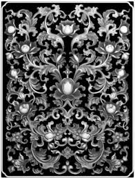 Floral 3d Model For Cnc Bitmap Bmp File Amee House Grayscale Image Bitmap Grayscale