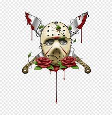 Check spelling or type a new query. Jason Voorhees T Shirt Friday The 13th Tattoo Mask Skull And Roses Food Face Png Pngegg