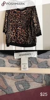 Dressbarn Animal Print Top Size 2 Size 2 Animal Print Top Fro Mm Dress Barn Sleeves Are 3 4 Length Great Conditio Dress Barn Tops Dress Barn Dresses Dressbarn