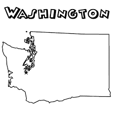 Usa States Coloring Book Coloring Books Washington Coloring Pages