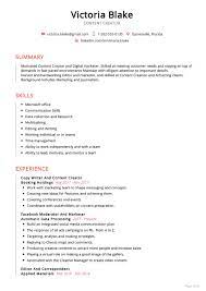 Content Creator Resume Example Resume Examples Job Resume Examples Resume