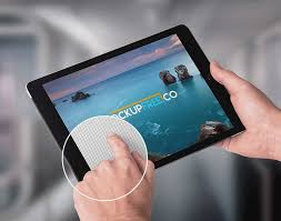 Download Handheld Ipad Tablet Mockup Free Psd Pixelpapa Com