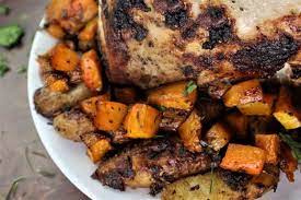 Arrange pork on the roasting rack. Bone In Oven Roasted Pork Roast Grow With Doctor Jo