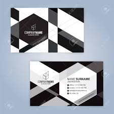 Elegant and creative business card template. White And Black Modern Business Card Template Illustration Vector Royalty Free Cliparts Vectors And Stock Illustration Image 96315141