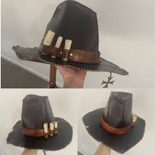 Hat of the witch hunter templar. Made A Secret Helmet Witch Hunter Hat Needs Some More Embellishments But The Leather Is Done Larp