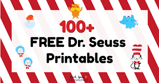 These coloring pages are based on various dr. Free Dr Seuss Printables With 100 Ways To Boost Learning Fun