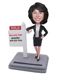 Custom Sold Bobbleheads Business Card Holder Bobblehead In 2020 Business Card Holders Bobble Head Make Your Own Bobblehead