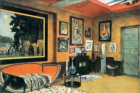 At Doucet S Neuilly Sur Seine Studio Henri Rousseau S Vast Snake Charmer Joins A Marcel Coard S Art Deco Interior Design Art Deco Interior Interior Design Art