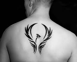 Tribal heart tattoo design broken heart wings tattoo design wallpaper simple heart tattoos designs. 109 Best Phoenix Tattoos For Men Rise From The Flames Improb