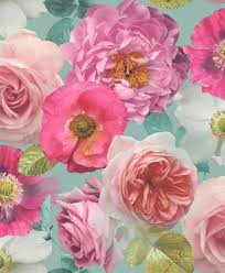Add bright blue wallpaper tones at great prices and get free delivery over £75. Country Garden Teal Pink Floral Wallpaper Floral Wallpaper Teal Wallpaper Teal Flower Wallpaper