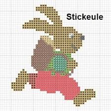 Kreuzstich ostern vorlagen kostenlos : Sticken Kreuzstich Kreuzstichmuster Ostern