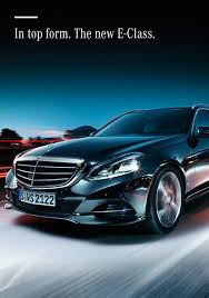 In Top Form The New E Class New E Class Mercedes Benz 2015 Mercedes Benz Cars