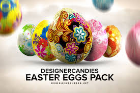 Download Free Easter Egg Renders Pack Designercandies