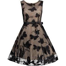 Plus Size Butterfly Jacquard A Line Prom Dress 24 Liked On Polyvore Featuring Dresses P A Line Prom Dresses Butterfly Print Dress Plus Size Short Dresses