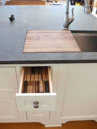 The engraved cutting board pulls out and locks in place. Kitchen Island With Cutting Board Top Ideas On Foter