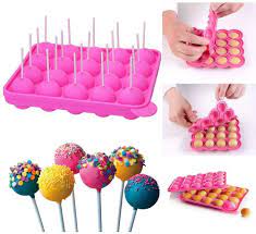 Because it's so much easier to remove your goodies from silicone molds, it also makes them more versatile. Amazon Com Decora 20 Cavity Silicone Mold With 20 Pcs Sticks For Cake Pop Hard Candy And Party Cupcake Kitchen Dining